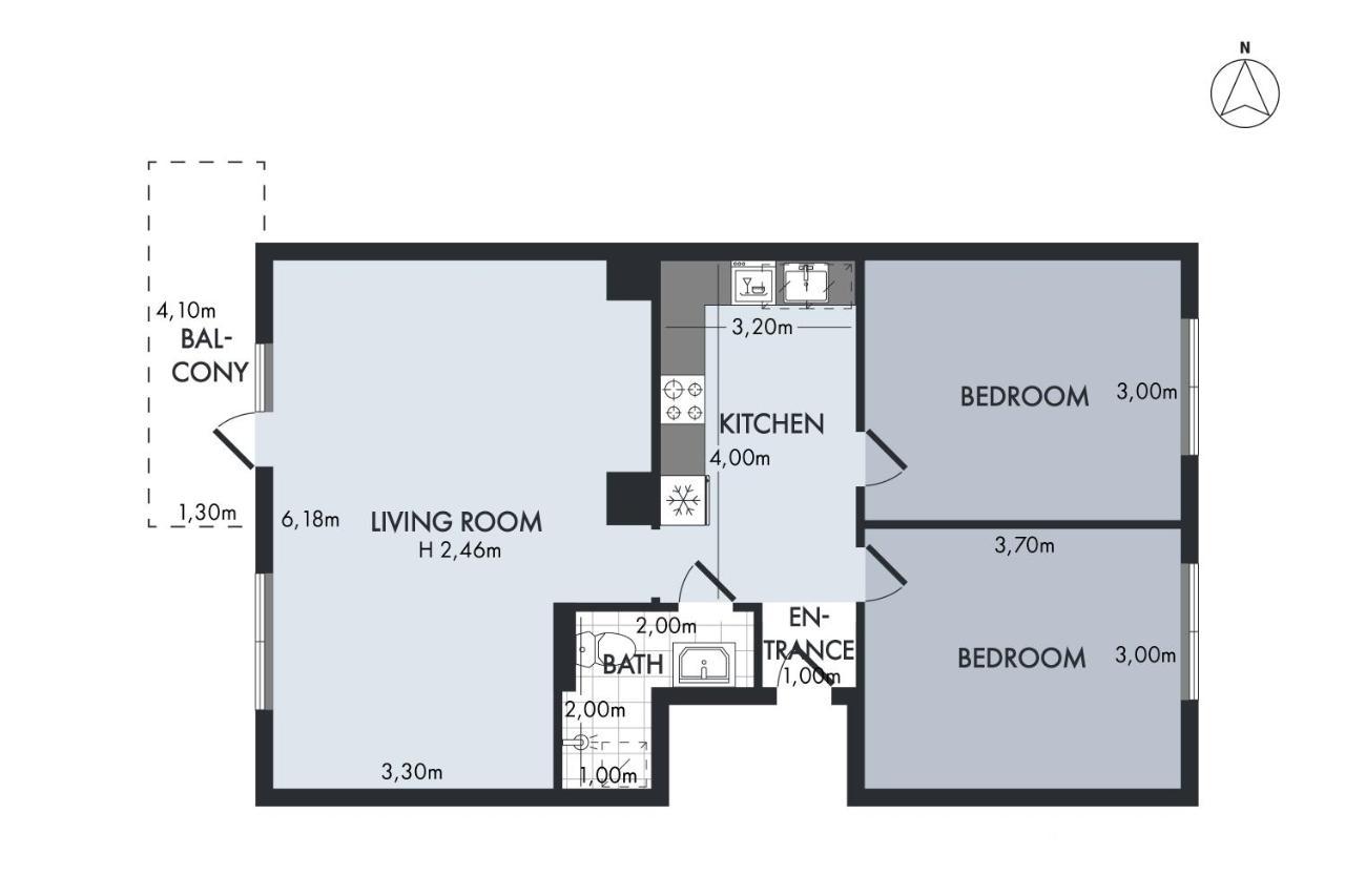 Apartment Sanders Charm - Amazing Two-bedroom With Shared Garden *